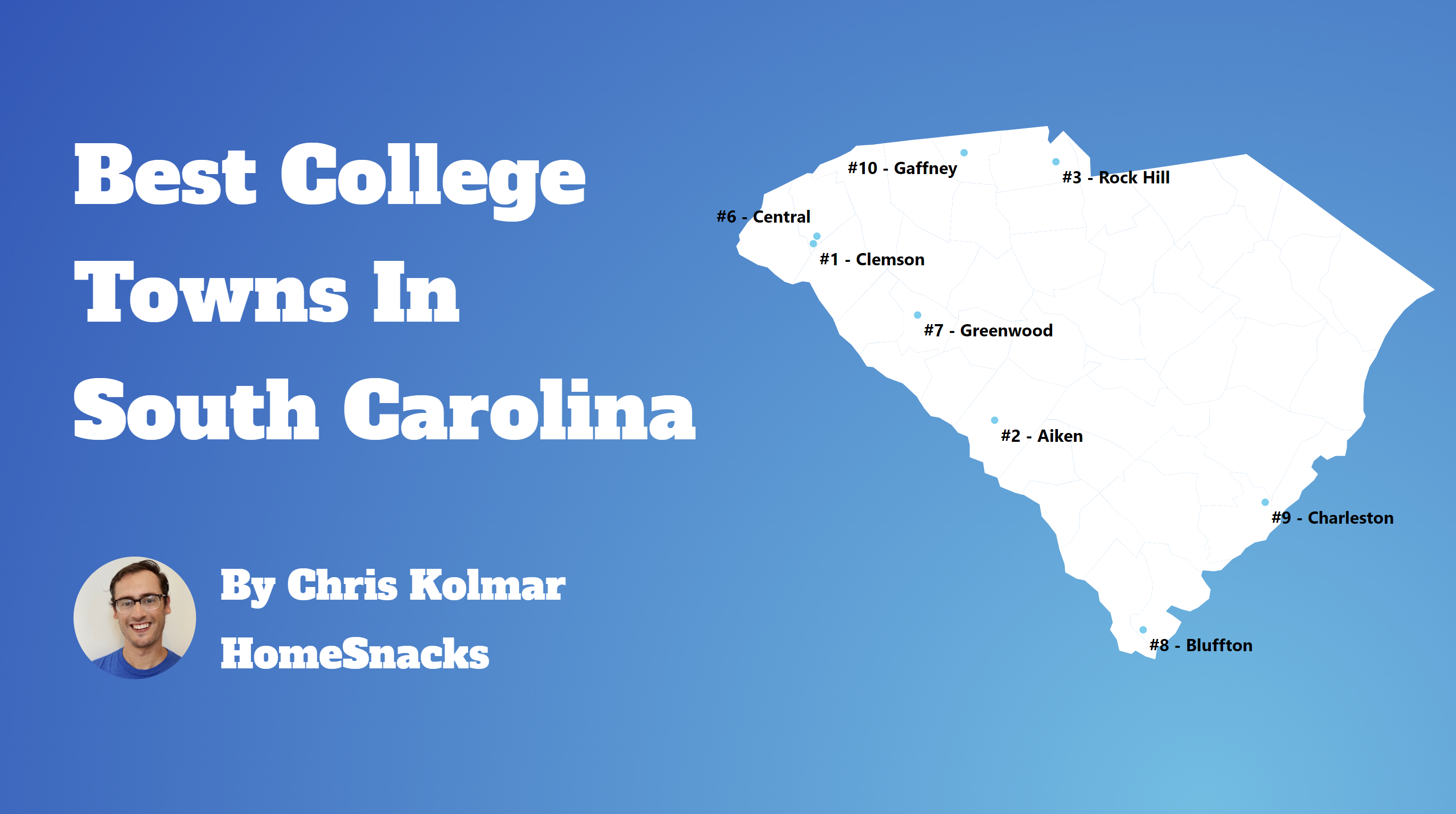 The 10 Best College Towns In South Carolina For 2024 Featured Image
