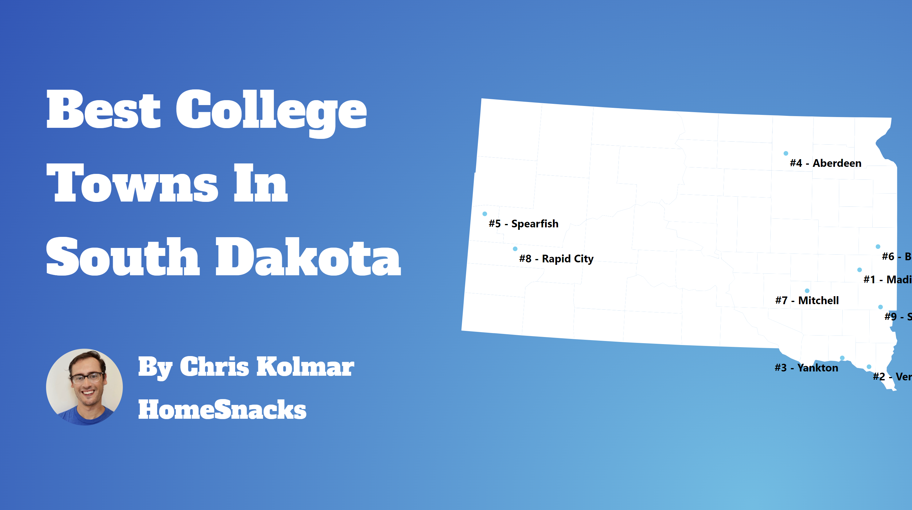 The Best College Towns In South Dakota For 2024 Featured Image