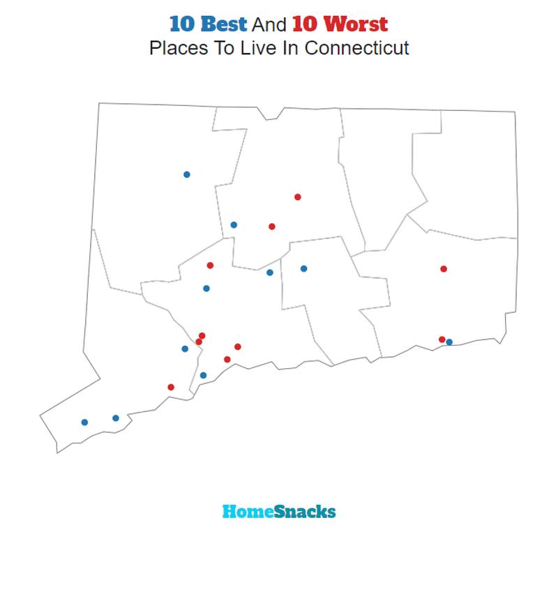 Best Places To Live In Connecticut [2022]: Based On Crime, Home Prices