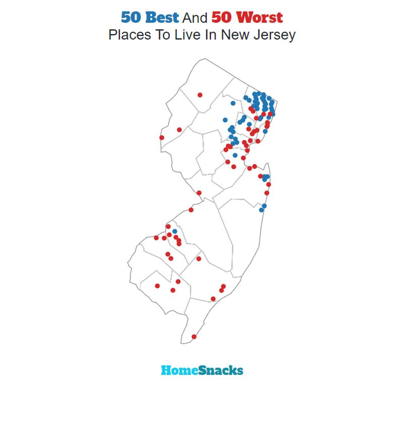 Best Places To Live In New Jersey [2022]: Based On Crime, Home Prices