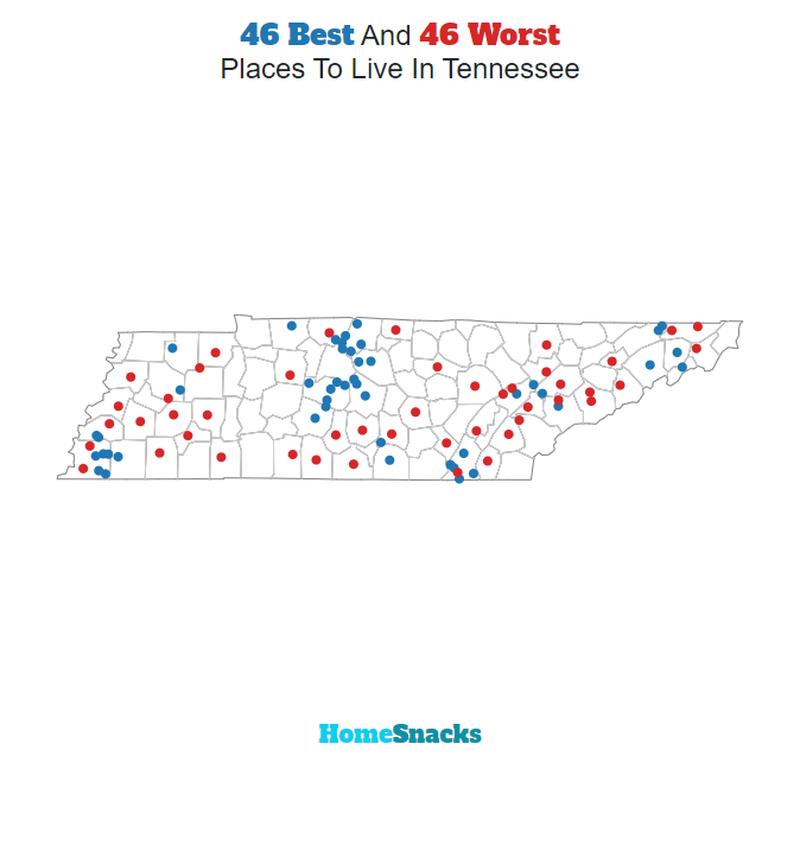 Best Places To Live In Tennessee [2022]: Based On Crime, Home Prices