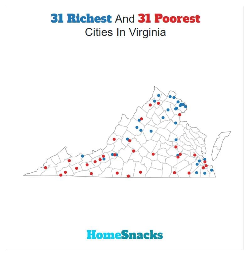 10 Richest Cities In Virginia [2024] HomeSnacks