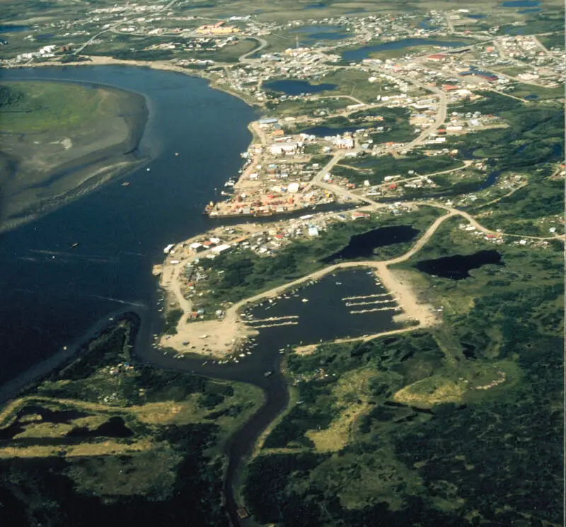 Bethel Alaska Aerial View