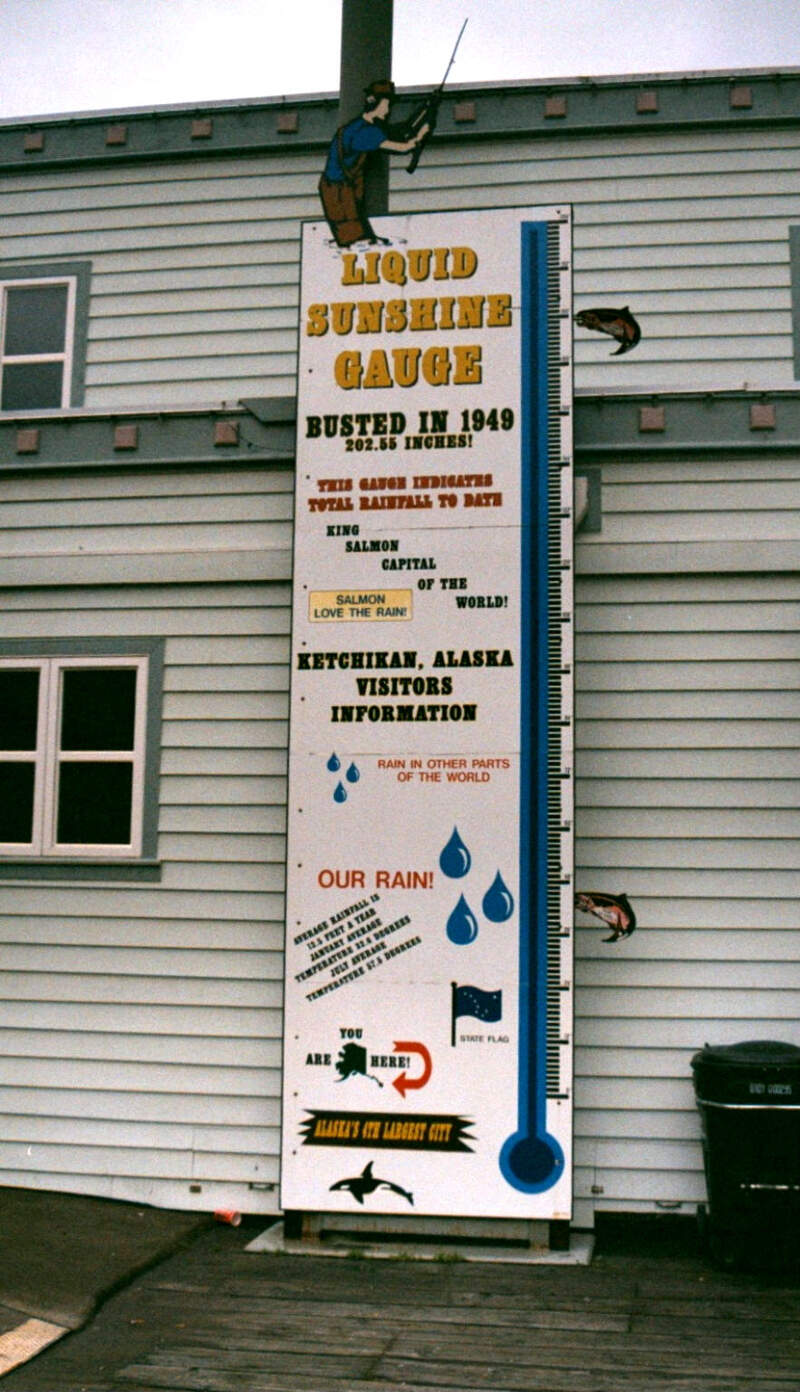 Ketchikan Alaksa Rain Gauge