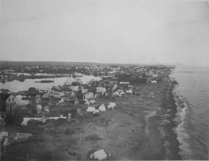 Birds Eye View Of Nome Alaska