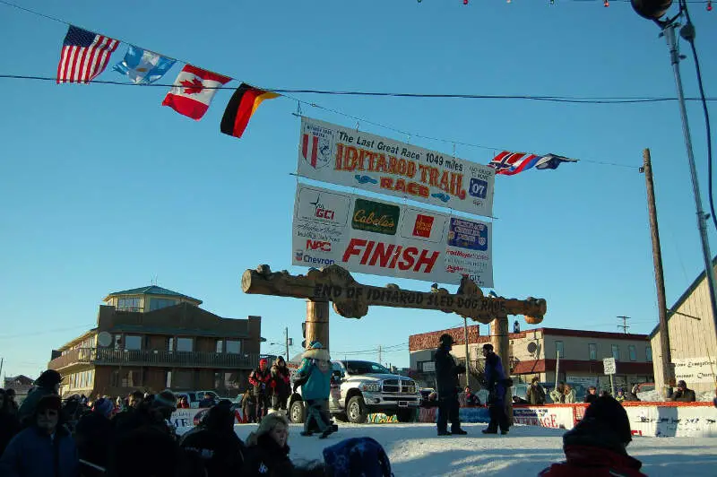 Iditarod Finish Line