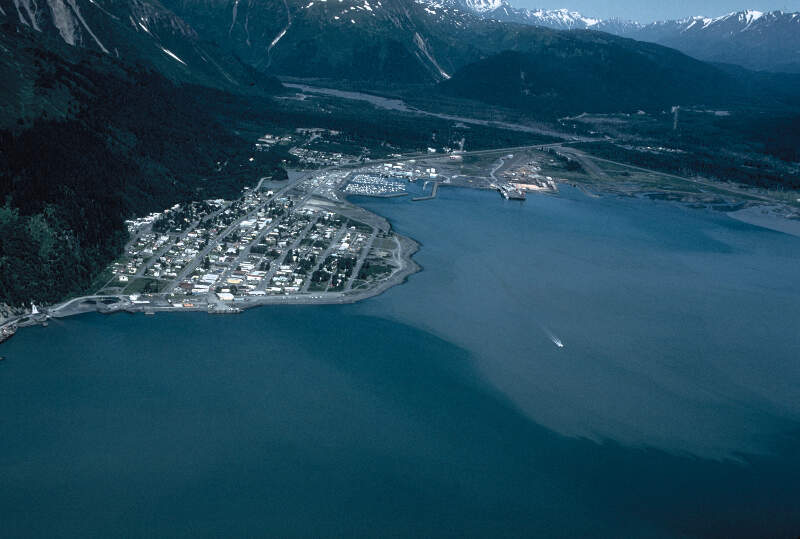 Seward Alaska Aerial View