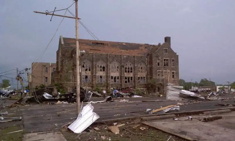 Cullman Alabama First Methodist Church Damage