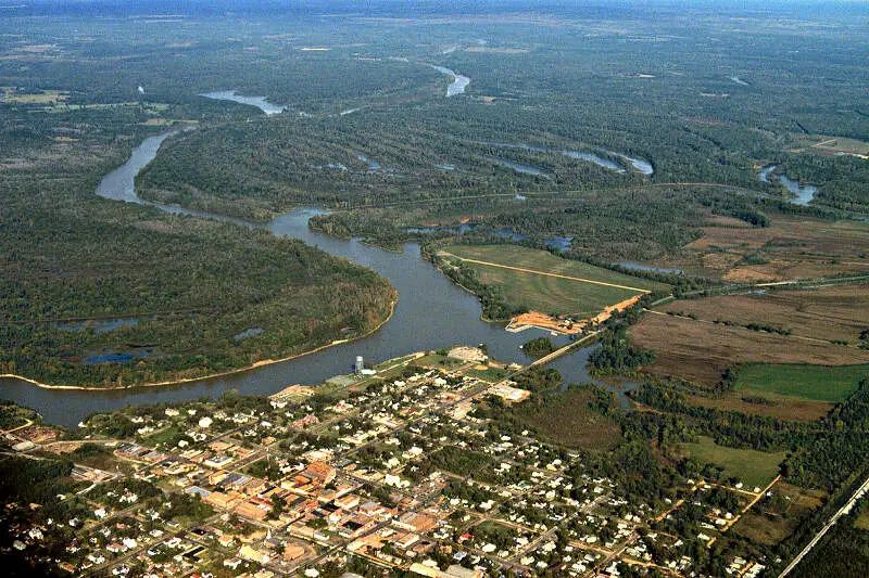 Demopolis Alabama With River Confluence