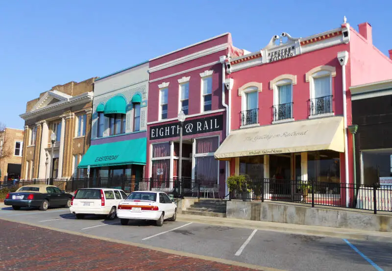 Railroad Avenue Historic District Opelika Alabama