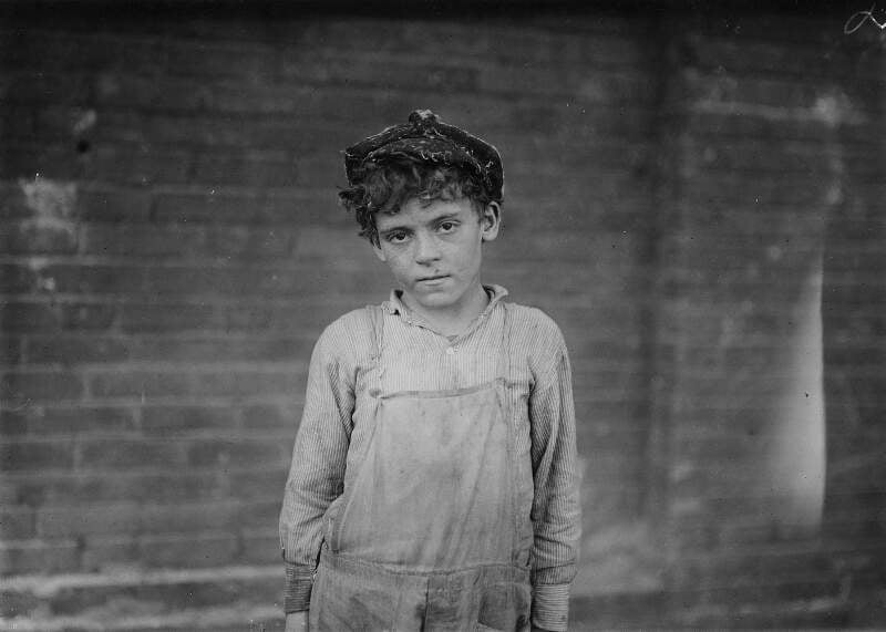 One Of The Young Doffers Working In Pell City Cotton Mill