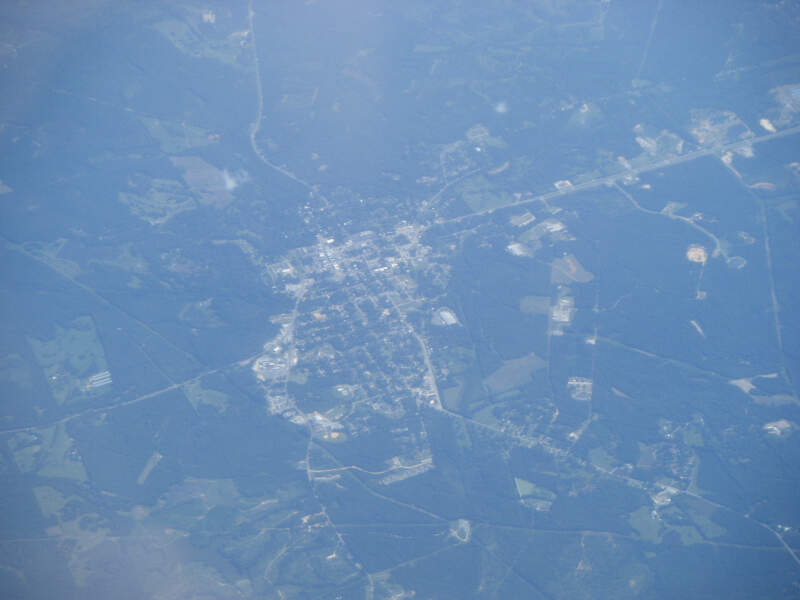 Union Springs Al From Airplane
