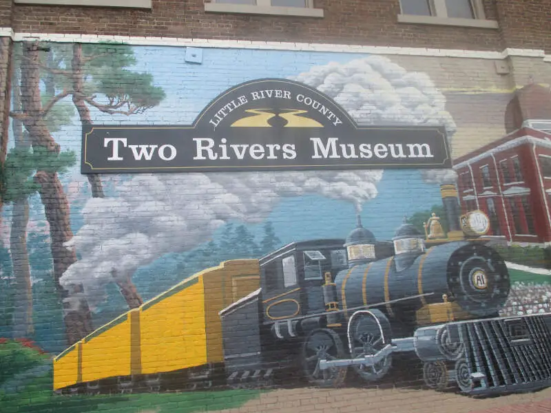 Entrance To Two Rivers Museum In Ashdownc Ar Img