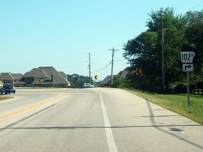 Highway B Northern Terminus At Highway