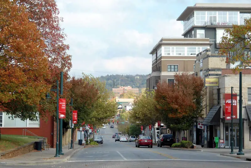 Dickson Streetc Fayettevillec Arkansas In The Fall