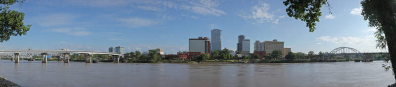 Littlerockarkansas Arkansasriverpano