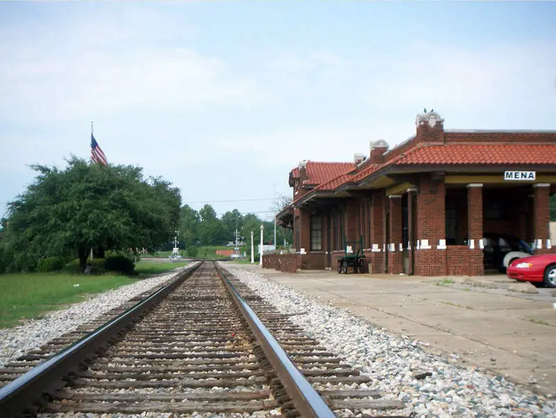 Railroad Depotc Menac Arkansas