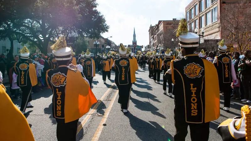 Uapb Bandc Krewe Of Harambee Mlk Day Mardi Gras Parade