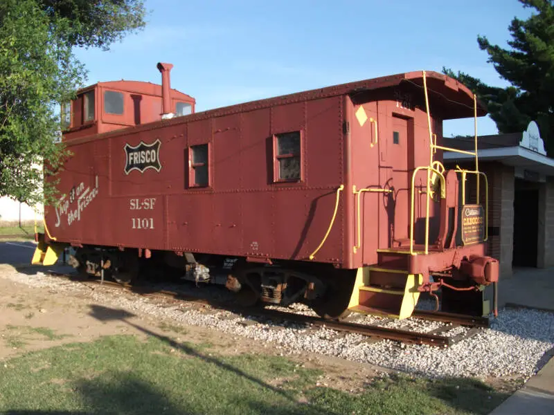 Centennial Caboose In Rogers Arkansas