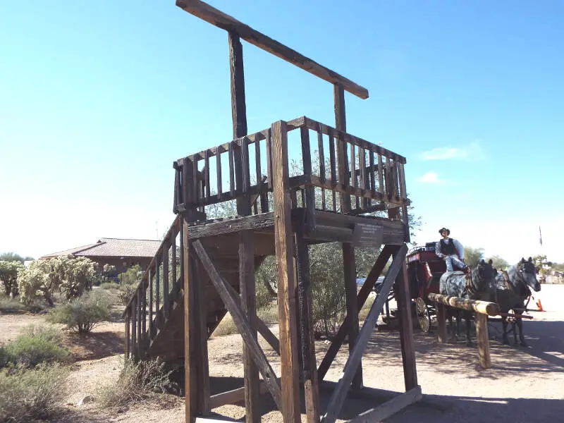 Apache Junction Superstition Mountain Museum Haging Gallows