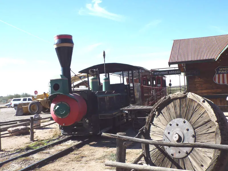 Apache Junction Goldfield Ghost Town Railroad Station