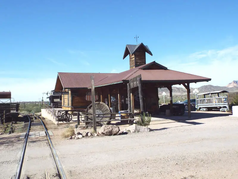 Apache Junction Goldfield Ghost Town Railroad Station