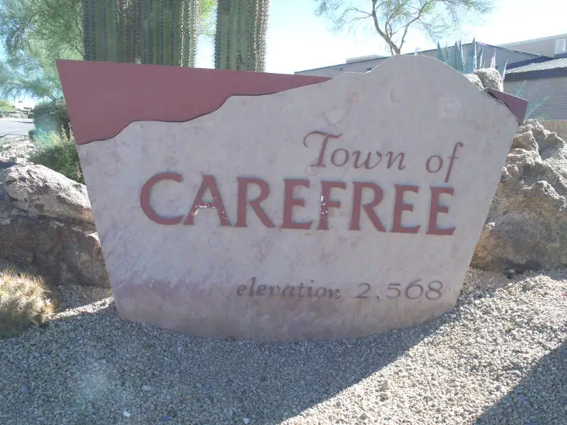 Carefree Carefree Town Marker
