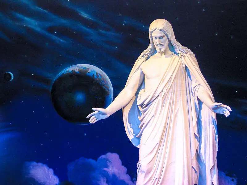 Christus Statue Temple Square Salt Lake City