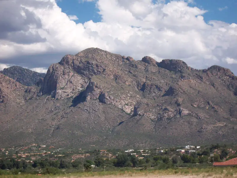 Pusch Ridge From Oro Valley