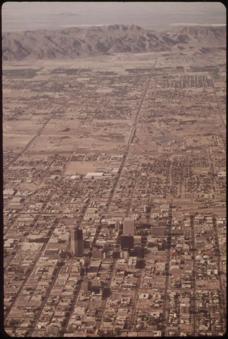 Aerial Of Phoenixc Arizona