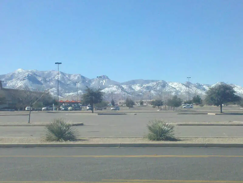 Huachuca Mountains In The Winter