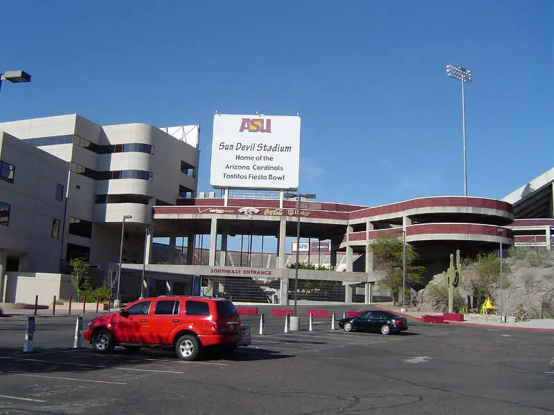Sun Devil Stadium In Tempe Arizona