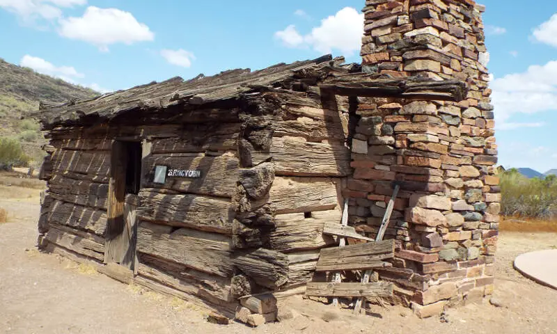 Phoenix Pioneer Living History Museum Flying V Cabin