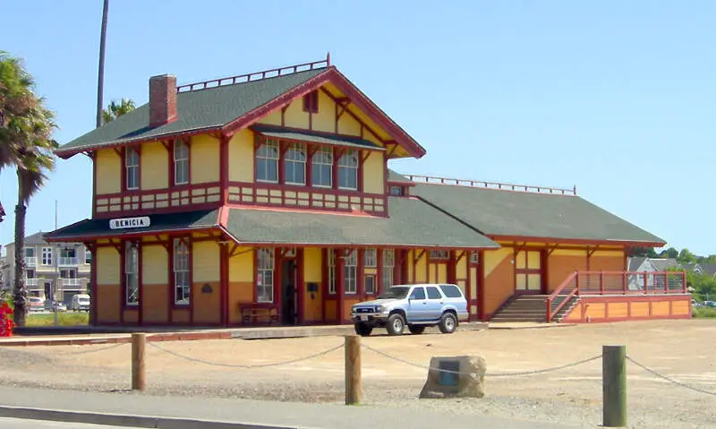 Southern Pacific Rr Depot Beniciac Ca