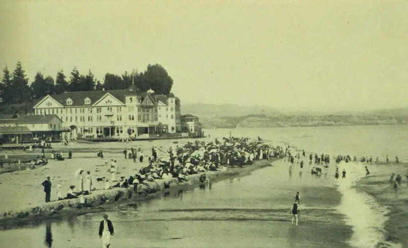 Beach Scene At Capitolac California