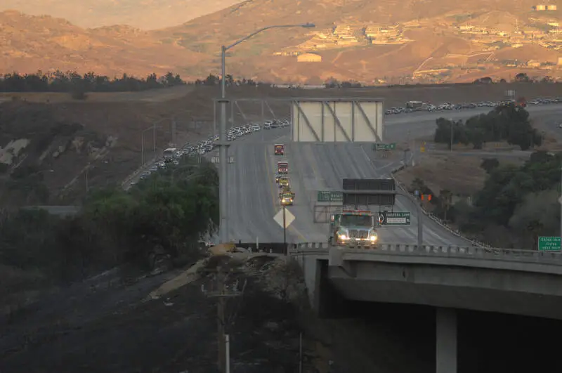 Yorba Linda Freeway Closure