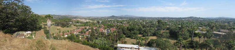 Looking South West Across Escondido