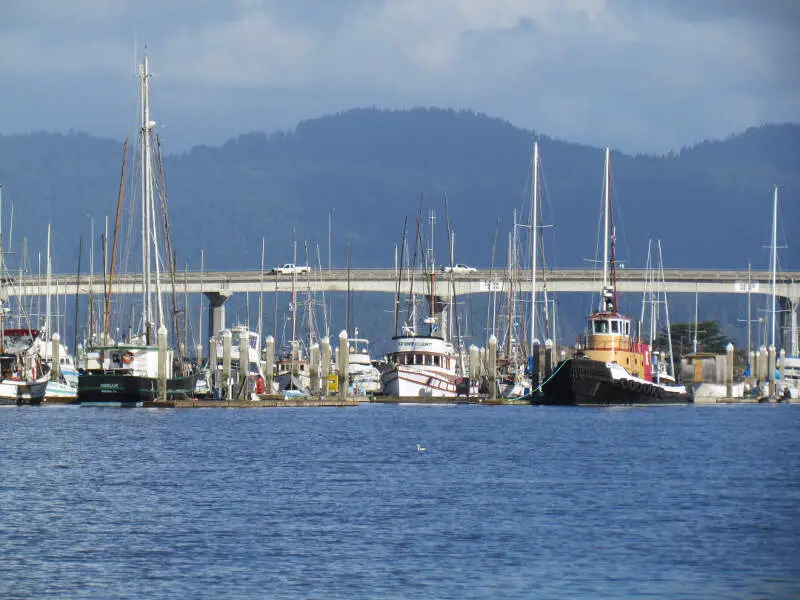 Highway Behind Woodley Island Marina