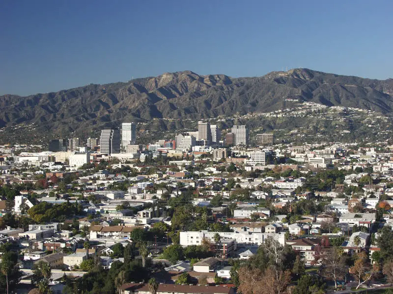 Glendale California From Forest Lawn