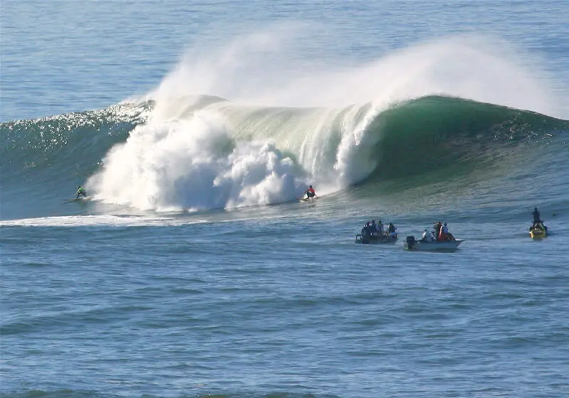 Surfers At Mavericks