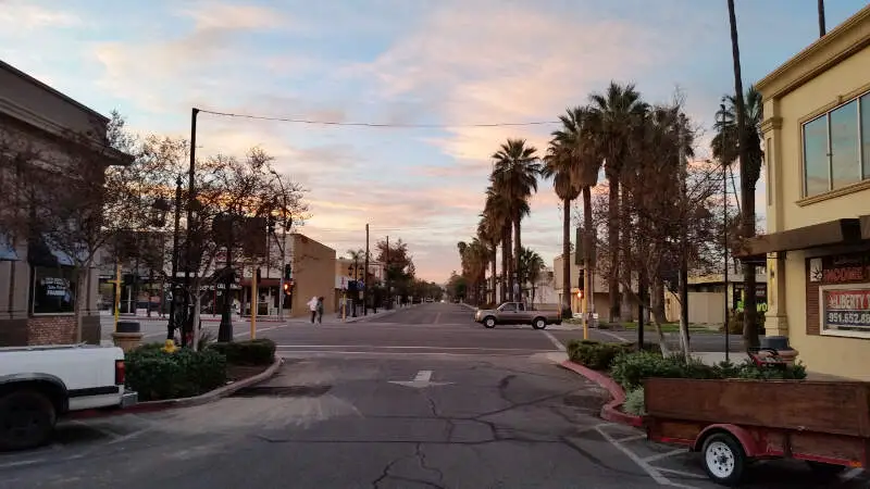 Downtown Hemet  Harvard St At Florida Ave  Sunrise