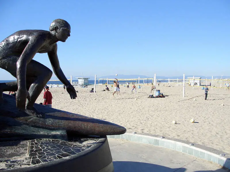 Hermosa Beach Pier Statue
