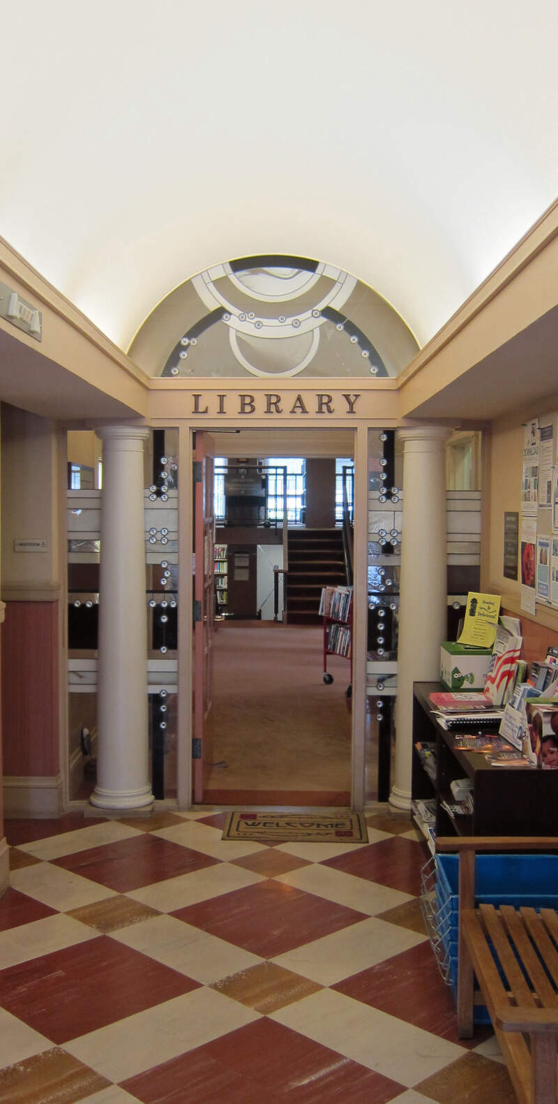 Larkspur Library Entrancec Larkspurc Ca