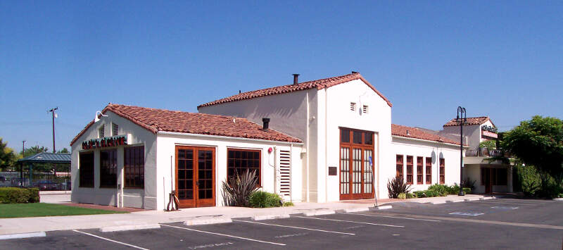 Former Atsf Station In Orange Ca