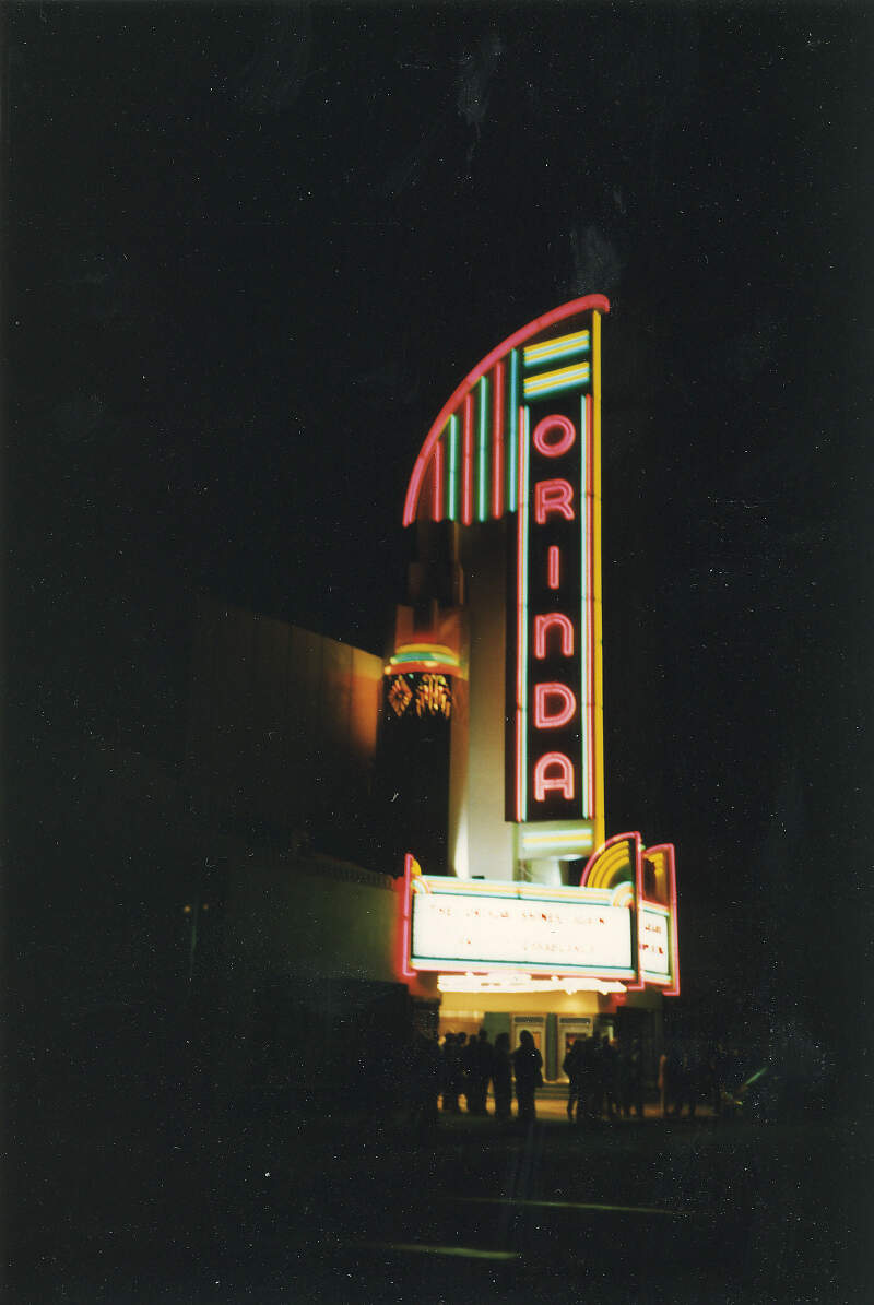 Orinda Theatre At Night Np