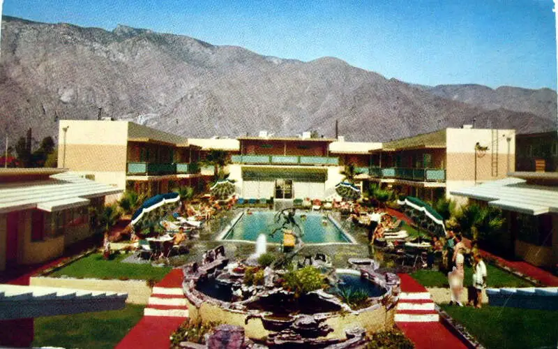 Hotel La Fondac Palm Springsc California Postcard S