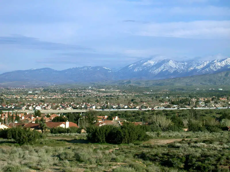 Palmdale And Mountains