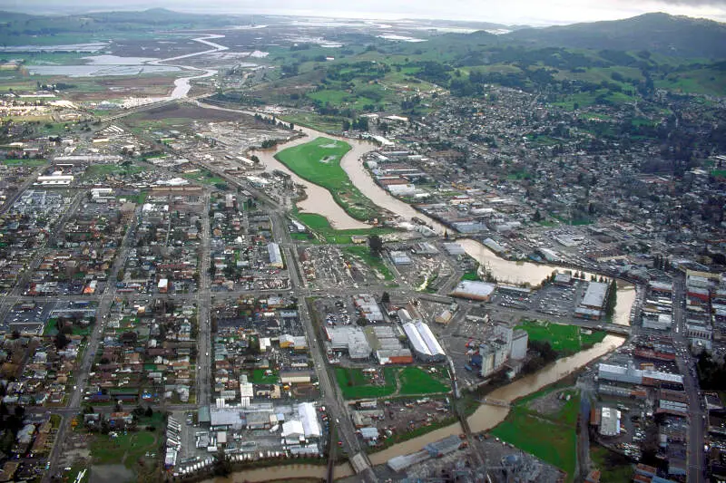 Petaluma California Aerial View