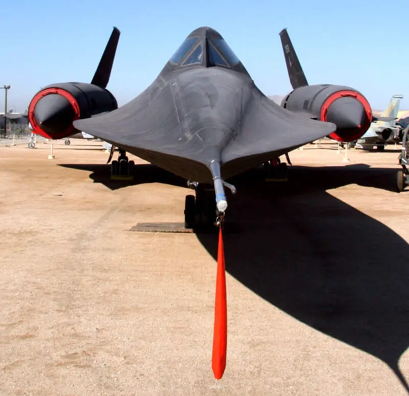 Riverside  Sr A Blackbird At The March Field Air Museum