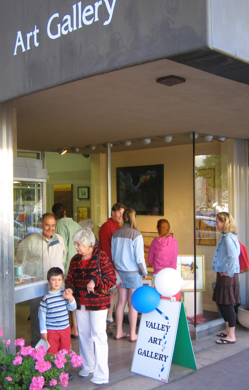 Art Walk Crowd July  Salinas Ca